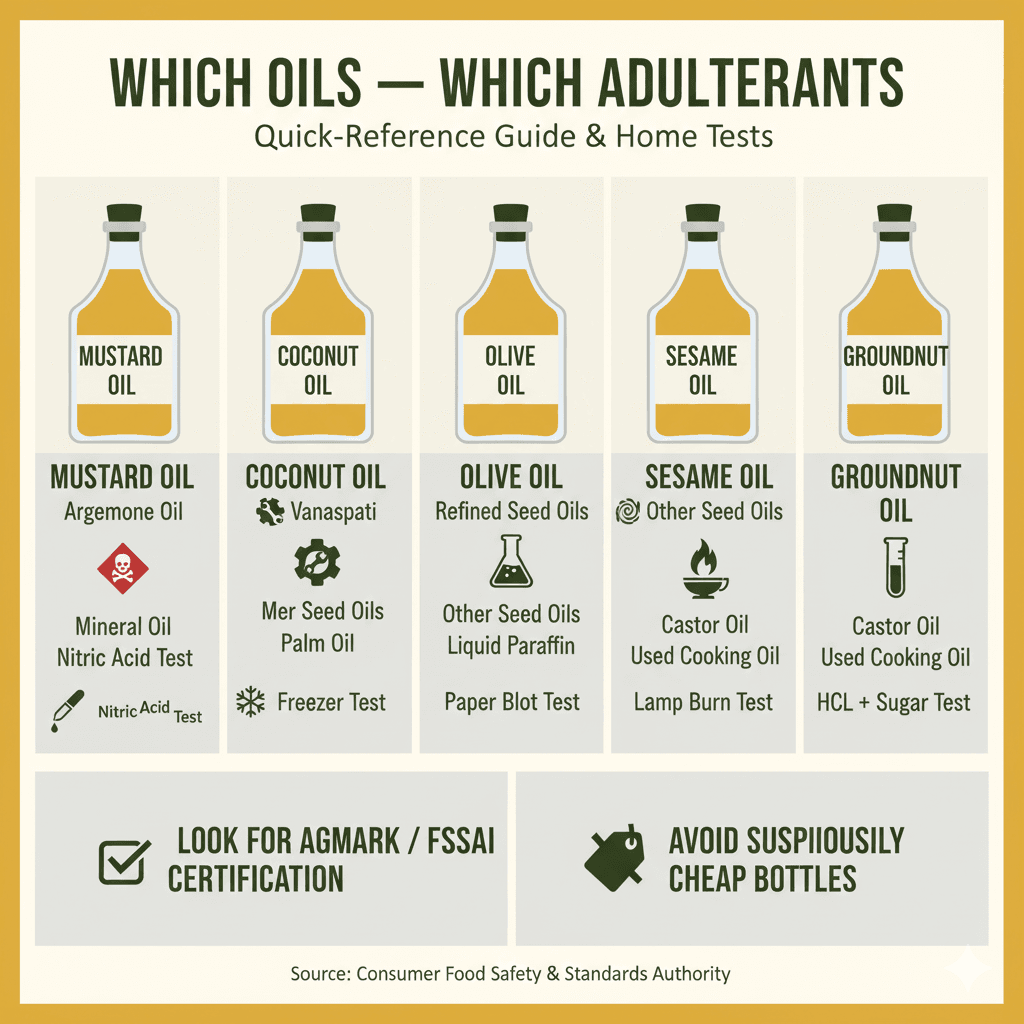 Adulteration in Edible Oils