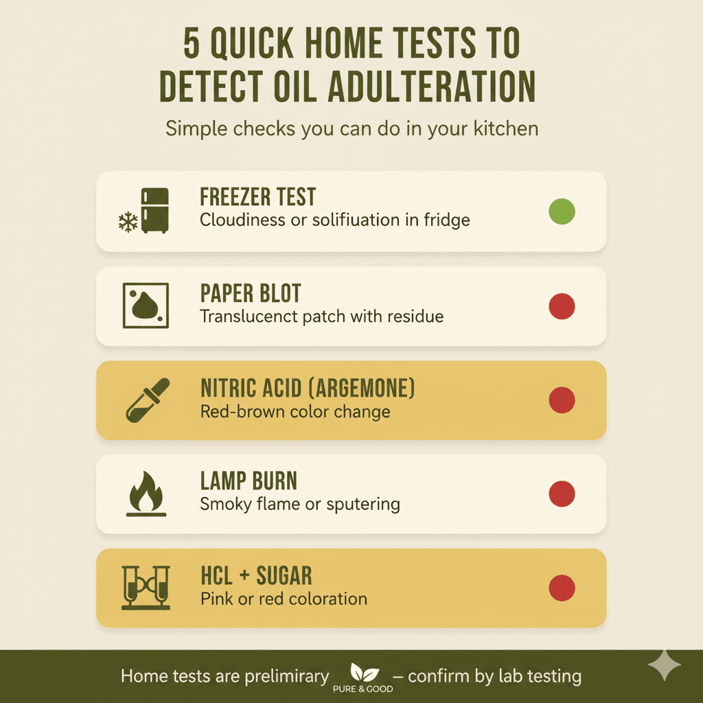 Adulteration in Edible Oils