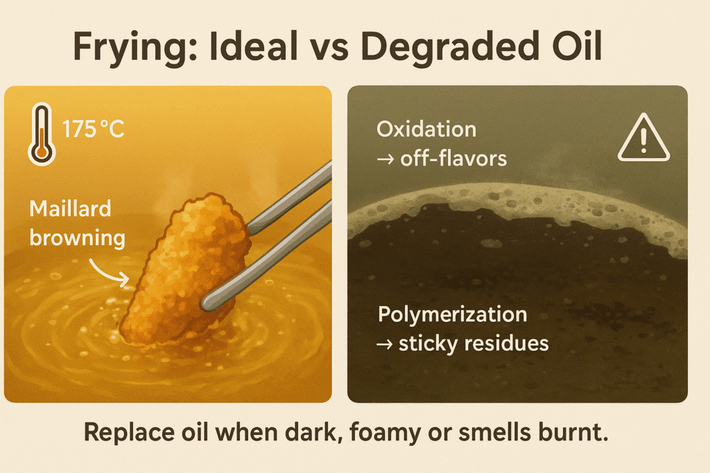 ideal oil for deep fryings.