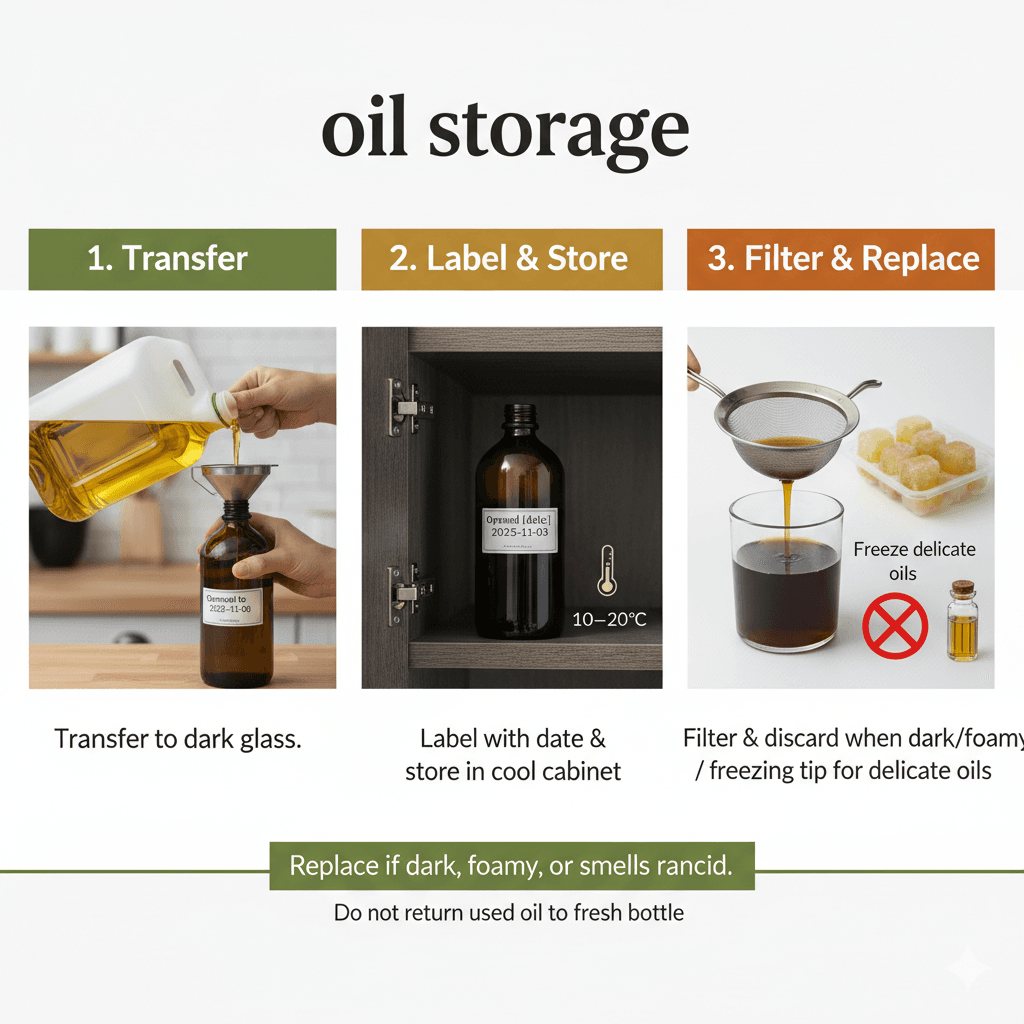 Preservation of edible oils