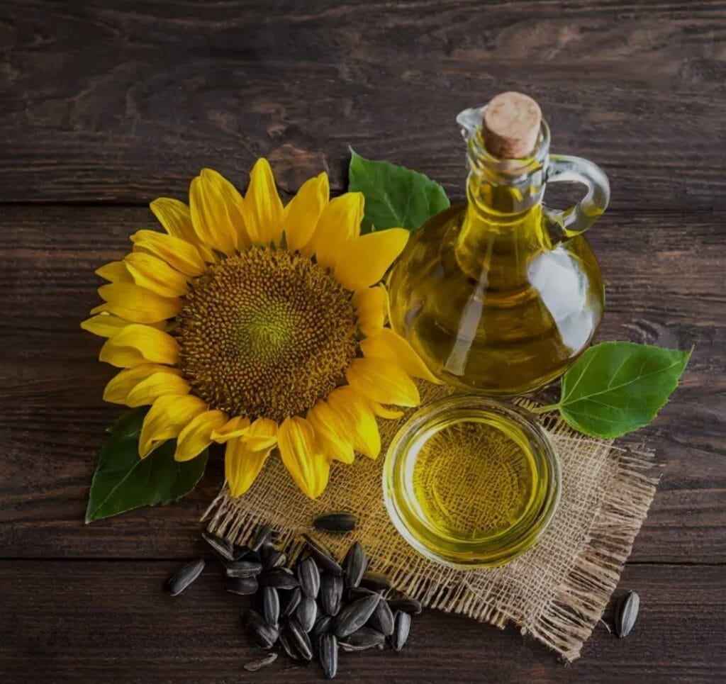 Sunflower oil healthy oils 