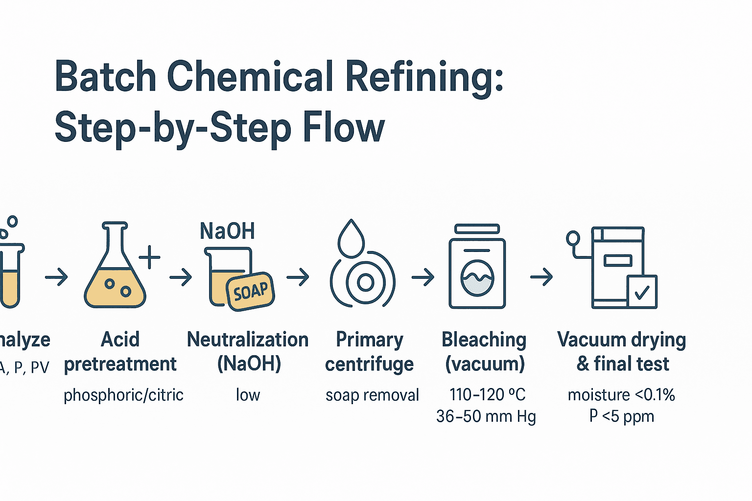 Batch Chemical refining process