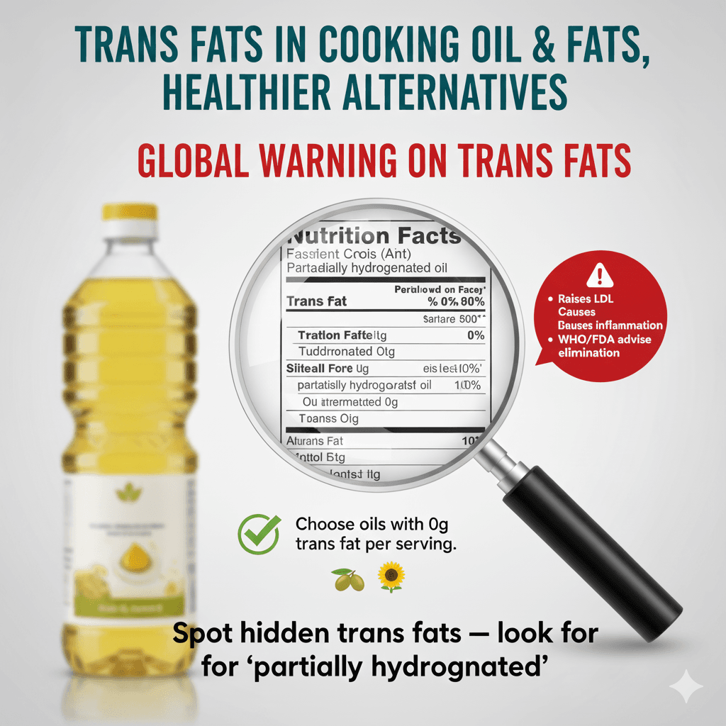 Trans fat, healthier alternatives