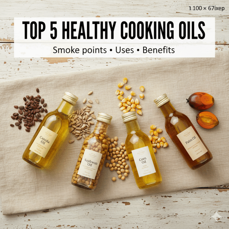 healthy oils for cooking