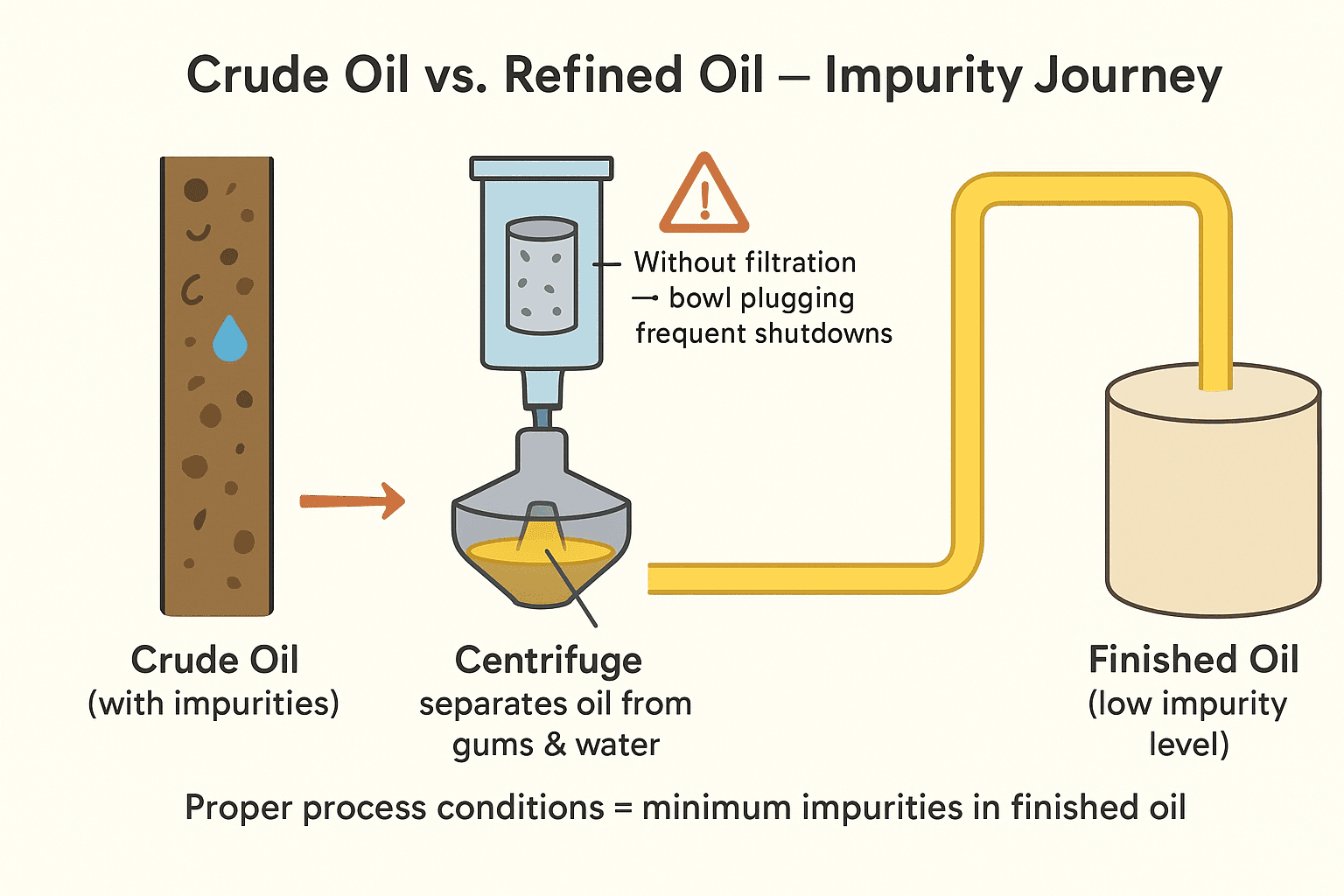 Refining process in edible oils