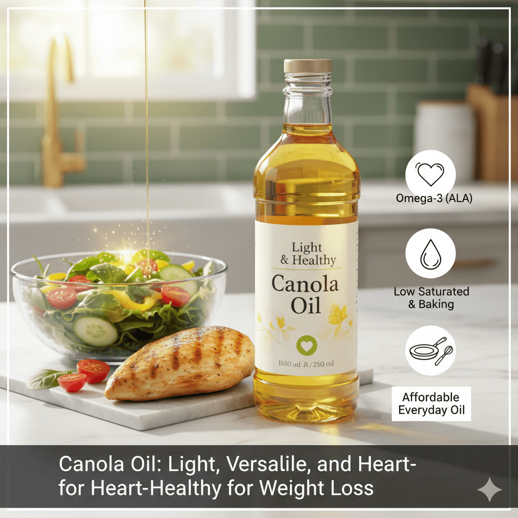 Canola oil for weight loss