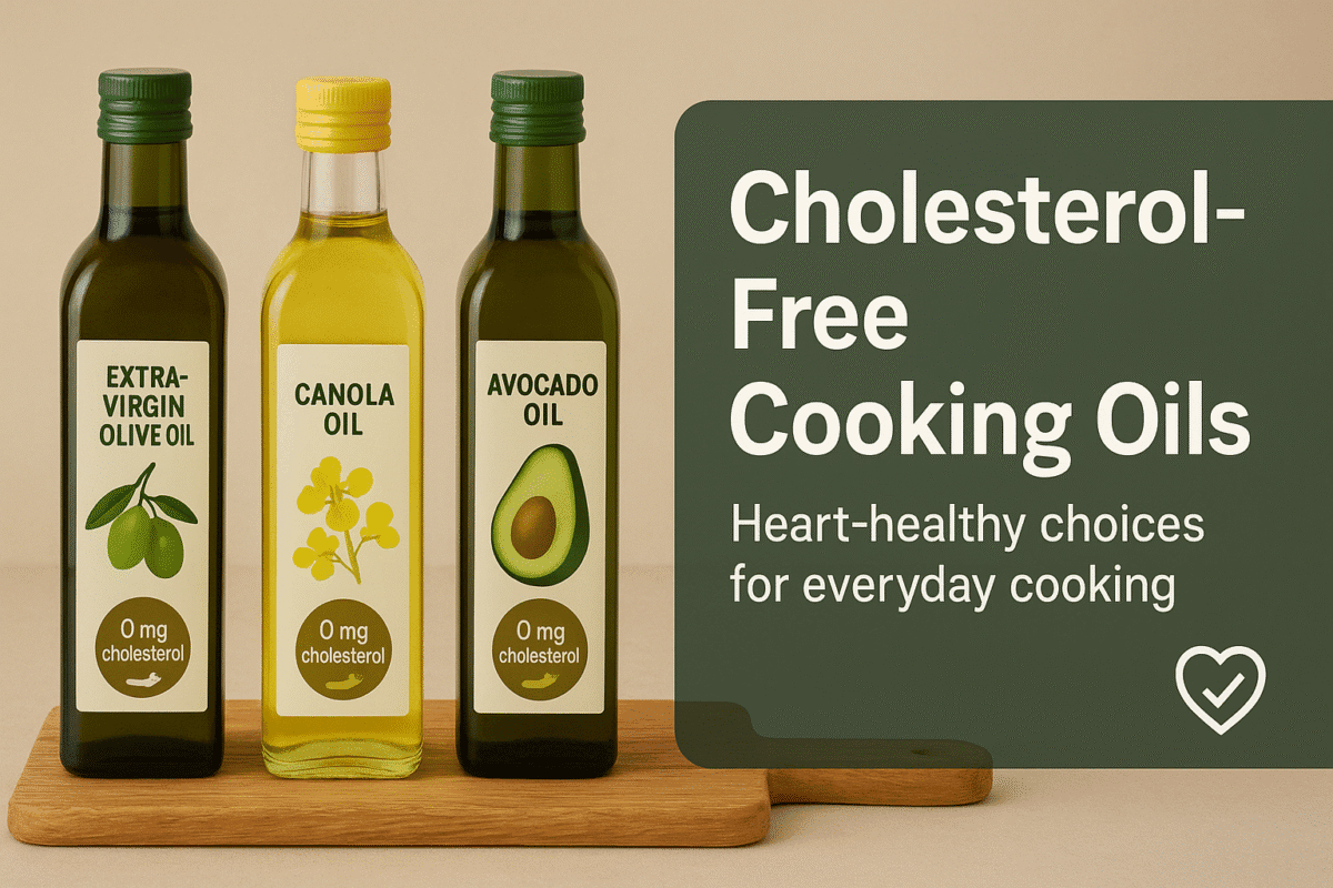 Cholesterol free Cooking oils
